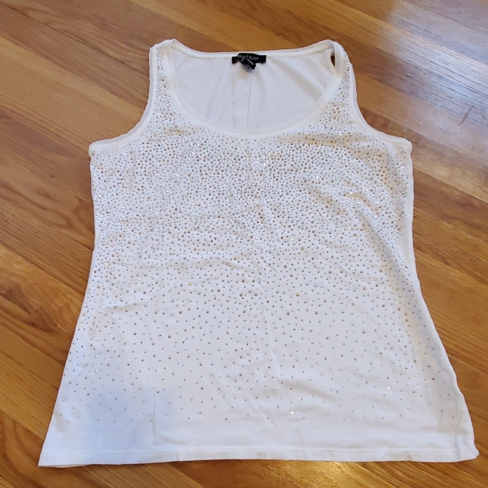 White House Black Market White Tank